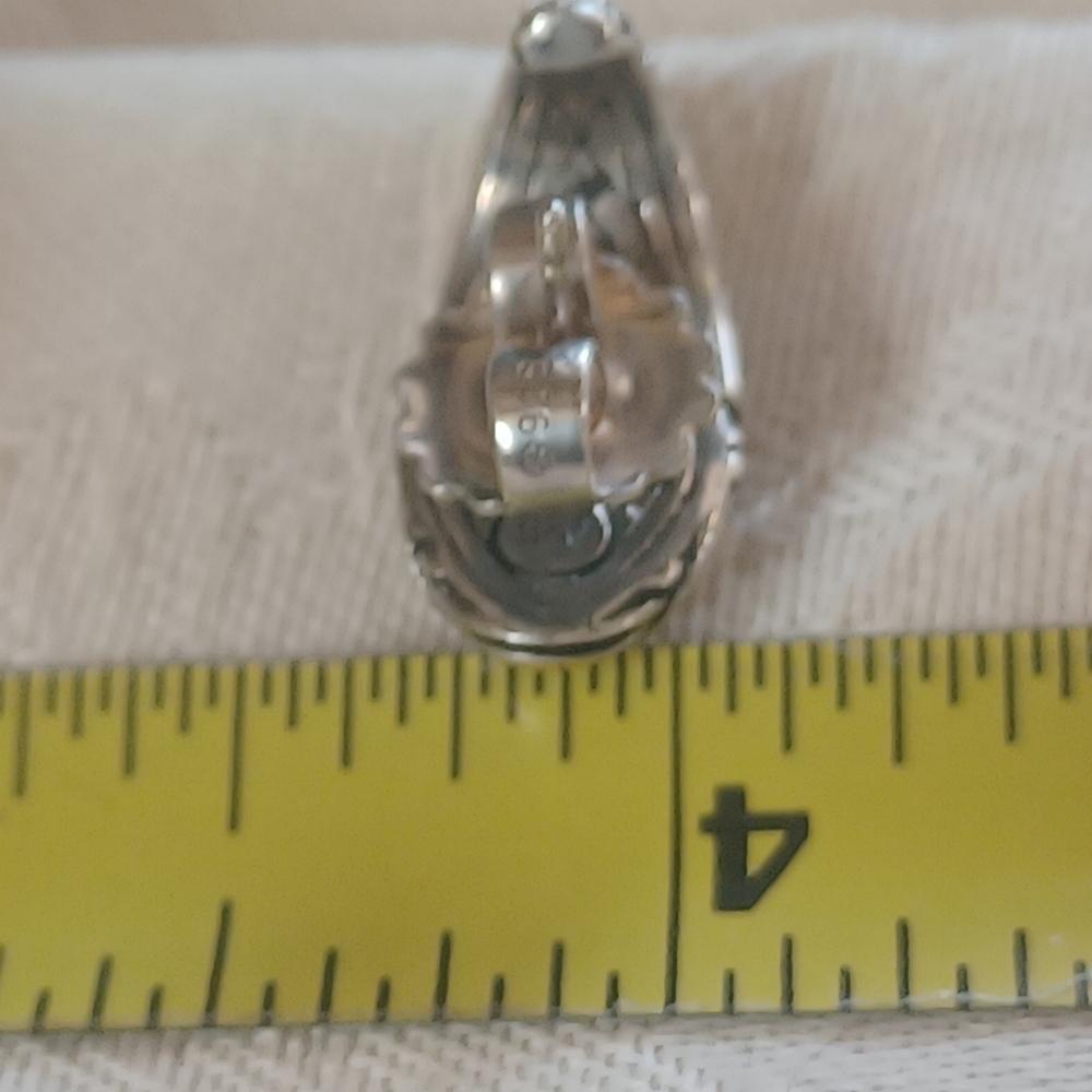 John Hardy Legends Naga Shrimp Earrings, SS & 18k - Picture 11 of 11